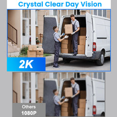 2K Video Peephole Doorbell Camera