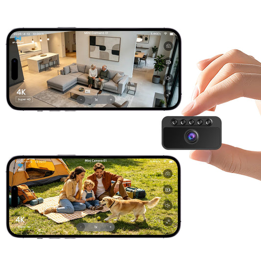 Bextgoo compact security camera with WiFi hotspot and offline modes