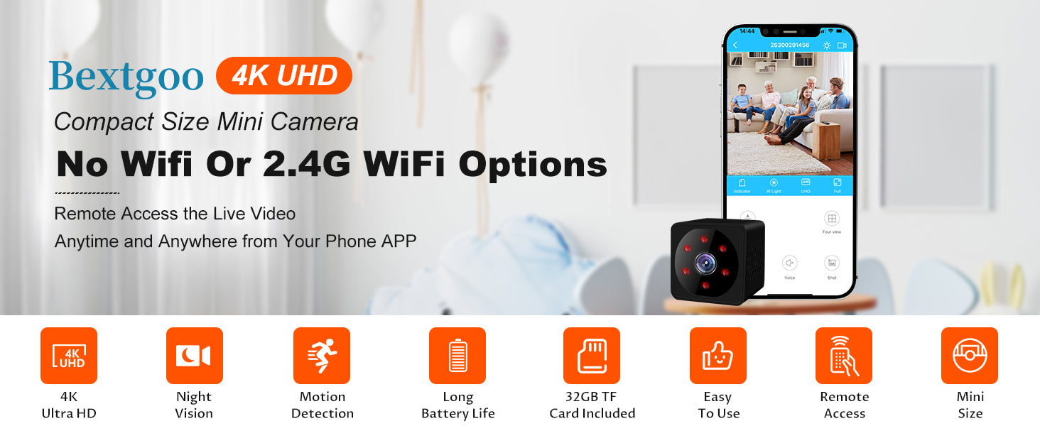 Bextgoo Q16WiFiMiniCam product feature 7