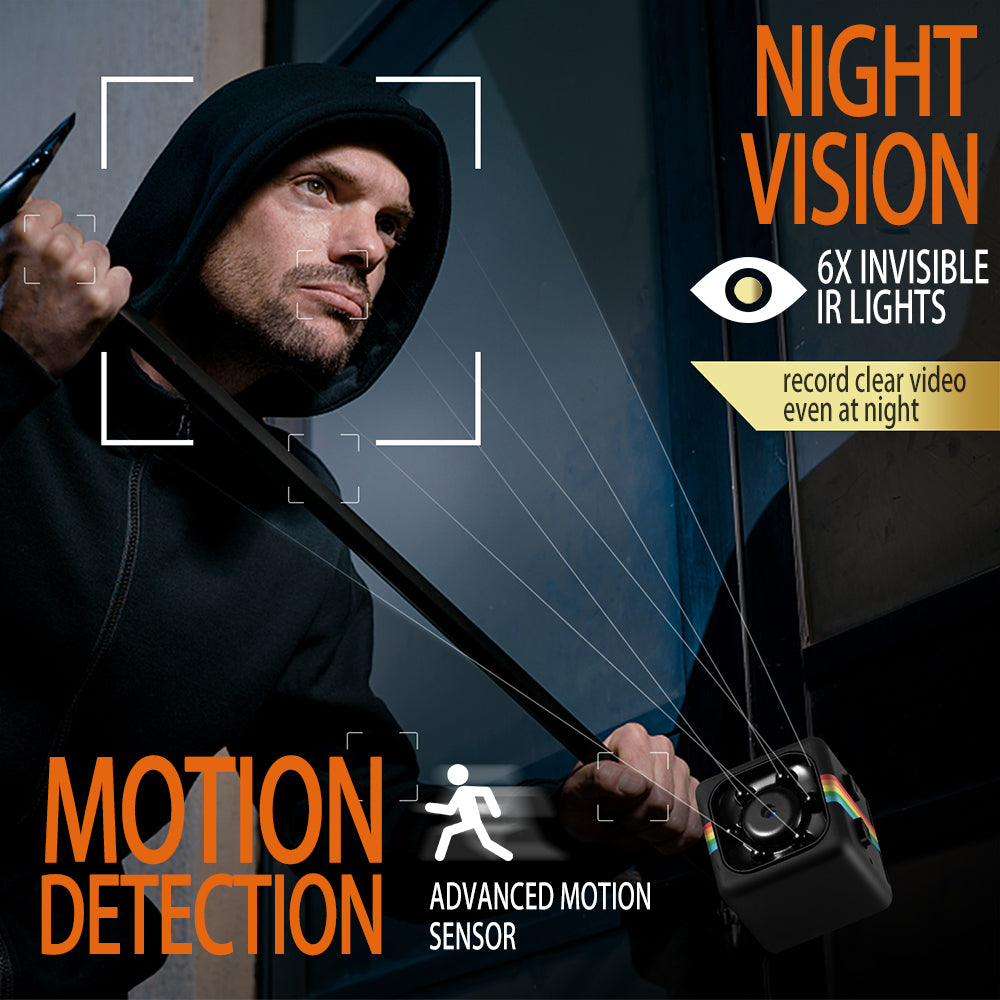 SQ11 Mini Spy Camera 1080P with 32GB TF Card