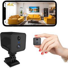 Bextgoo Mini Camera N1 Mini Cam WiFi, 4K Indoor WiFi Security Camera, 50-Day Runtime