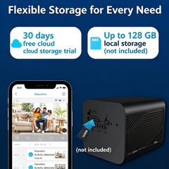 Bextgoo Mini Camera N1 Mini Cam WiFi, 4K Indoor WiFi Security Camera, 50-Day Runtime