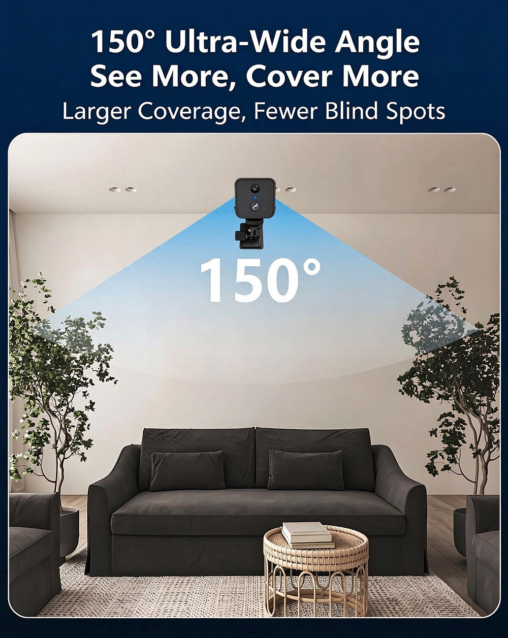 Bextgoo Mini Camera N1 Mini Cam WiFi, 4K Indoor WiFi Security Camera, 50-Day Runtime
