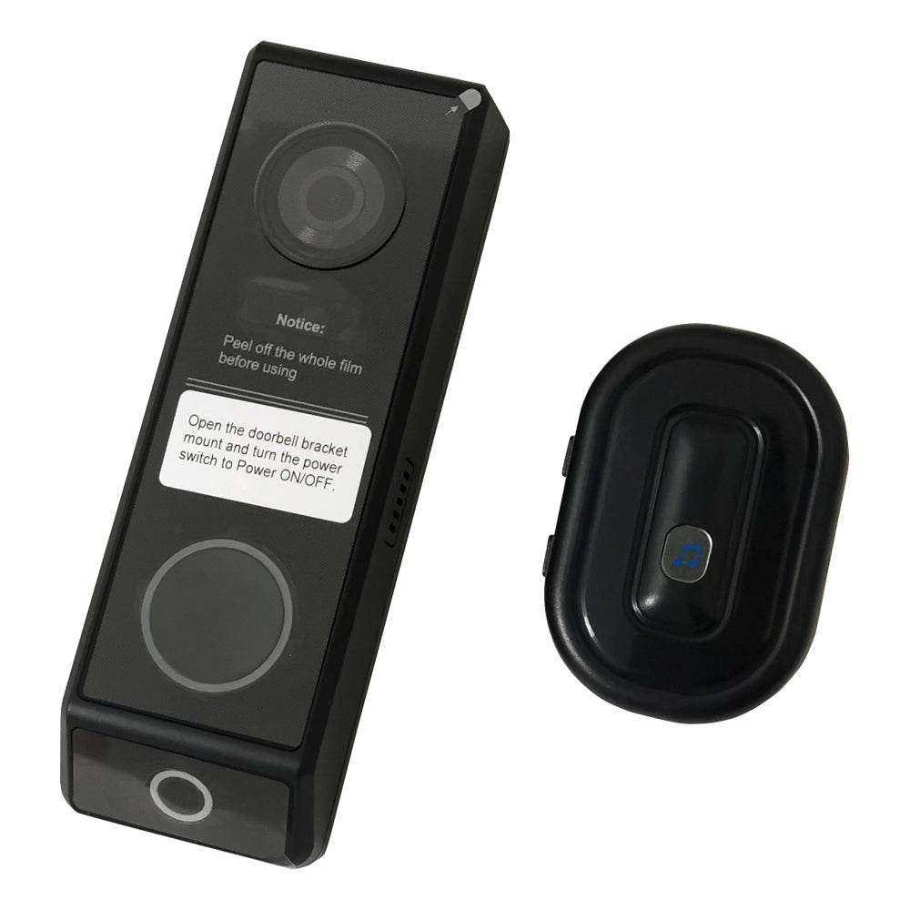 Bextgoo Doorbell Camera Wireless, Dual-Lens Video Doorbell P10 No Monthly Fee, 2K Head to Toe Video Doorbell Wireless or Wired, Motion Detection, 2-Way Talk, Voice Changer, Night Vision, IP67