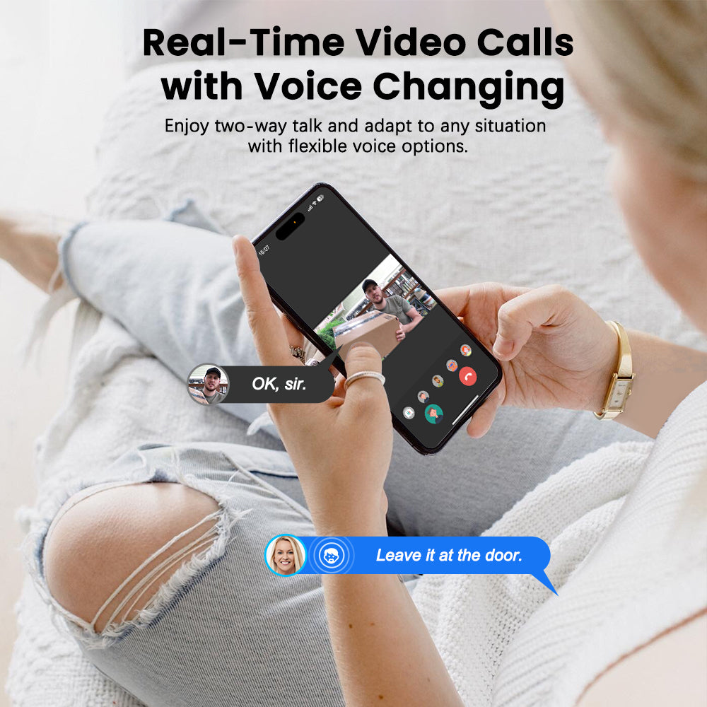 2K Video Peephole Doorbell Camera